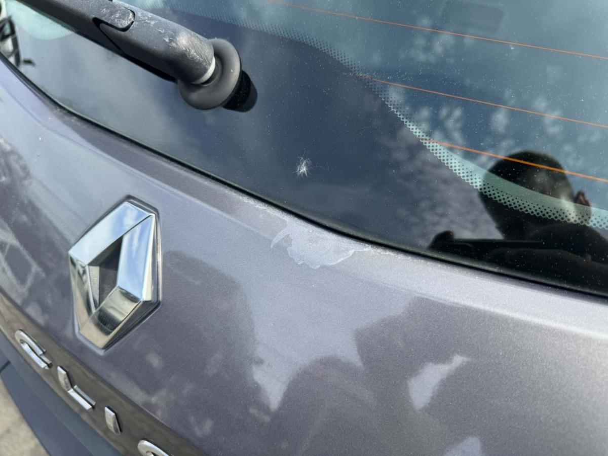 Renault Clio 3 Grandtour original Heckklappe mit Heckscheibe TEJ47 Bleu gris Kombi Bj.2009